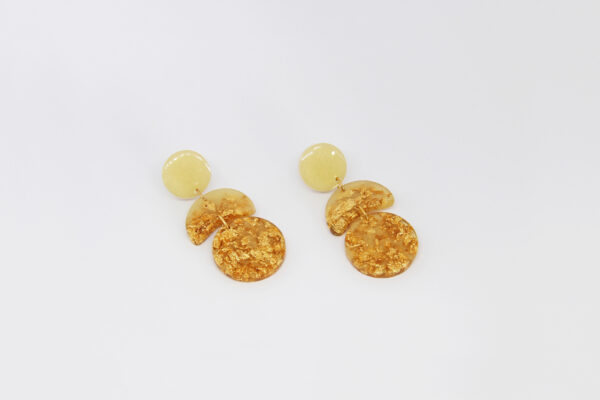 Aretes Attina Beige. Colección “Marina" - Image 2