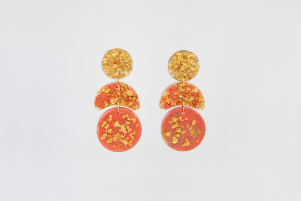 Aretes Attina Coral. Colección “Marina" - Image 2