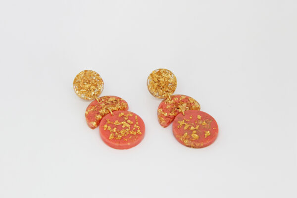 Aretes Attina Coral. Colección “Marina" - Image 3