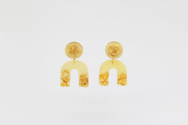 Aretes Ursi Beige. Colección “Marina" - Image 2