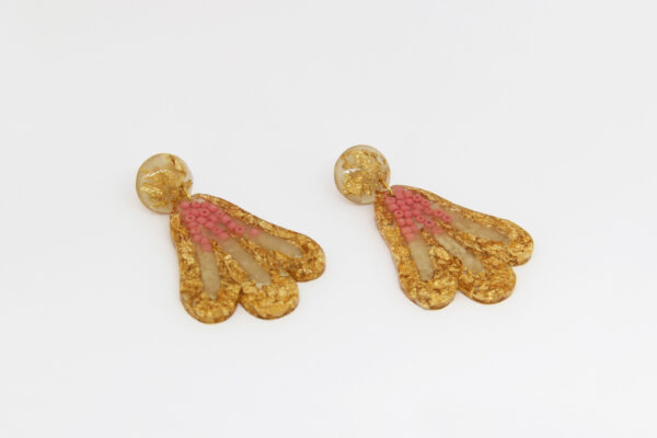 Aretes Tulip Pink. Colección “Marina" - Image 2