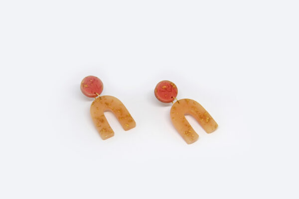 Aretes Ursi Rose Grande. Colección “Marina" - Image 2
