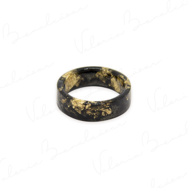 Anillo Flat Dark & Gold. Colección "Adentros" - Image 2