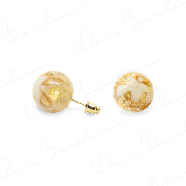 Aretes Esfera Grandes. Colección "Adentros" - Image 2
